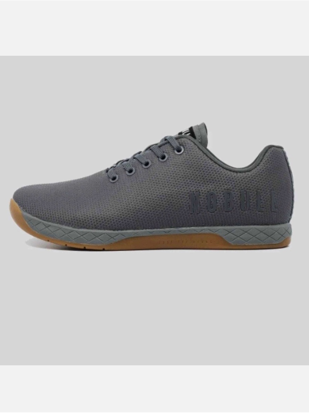 NOBULL Trainer Grey with Gum Outsole Sneakers Size 8 Women’s Men’s 6.5